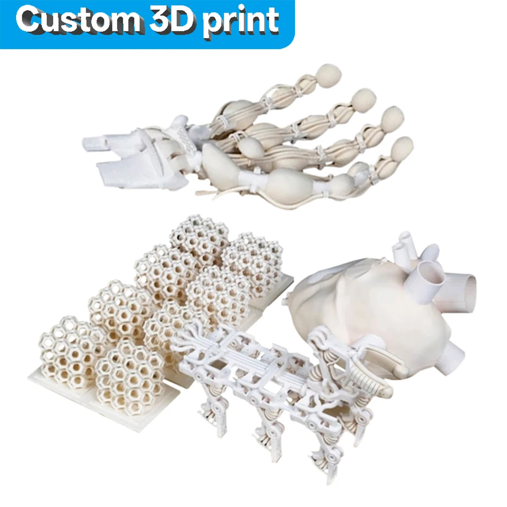 Custom High Precision 3D Printing Stainless Steel Parts CNC Rapid Prototyping Auto Micro Machining Fabrication Service