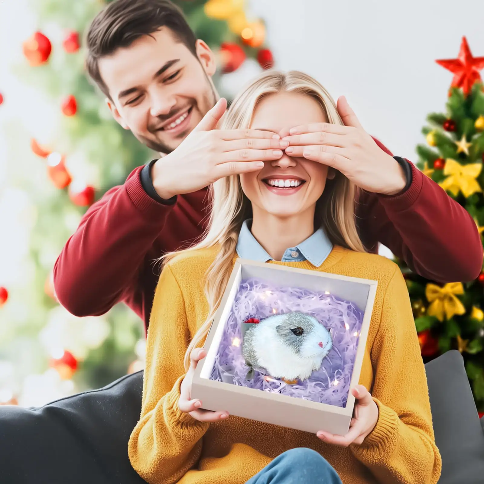 

Хом'як, плюшевая милая кукла-обнимашка, декор для комнаты, милый хомяк, плюшевая мягкая игрушка для компаньона, комфорт, дети, любители домашних животных, коллекторы