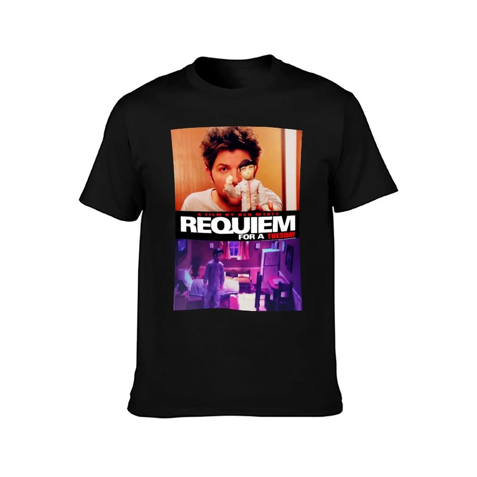 Requiem for a Tuesday T-Shirt, Summer Casual Cotton Tee, Oversized Streetwear Tops, Vintage Graphic Print, Unisex Men Women