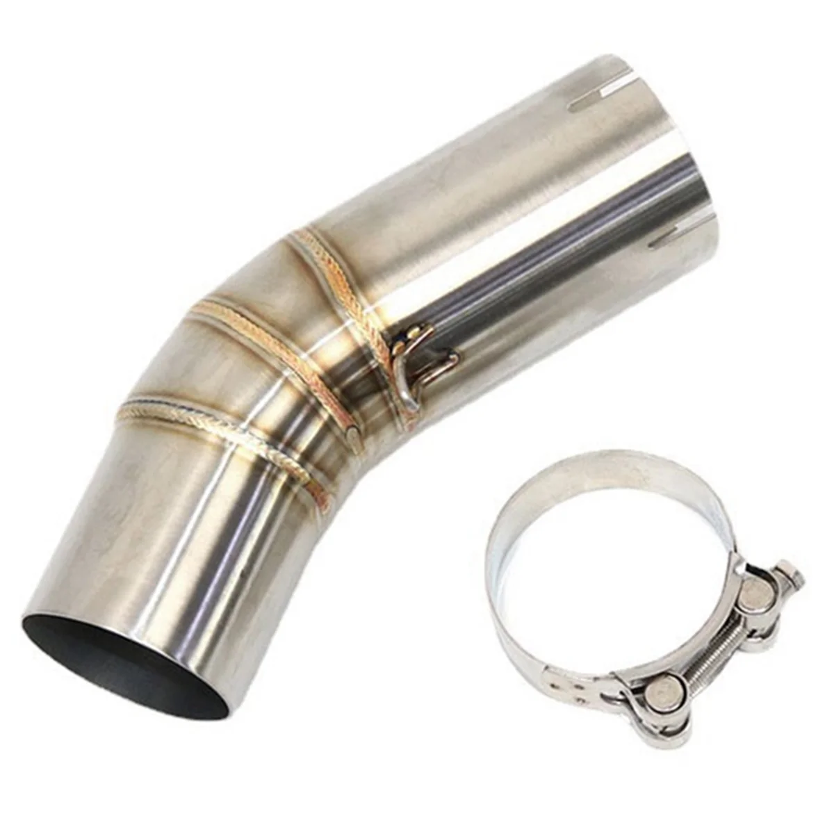 Slip on for Ducati 959 Panigale 60mm Motorcycle Exhaust Middle Link Pipe Escape Stainless Steel