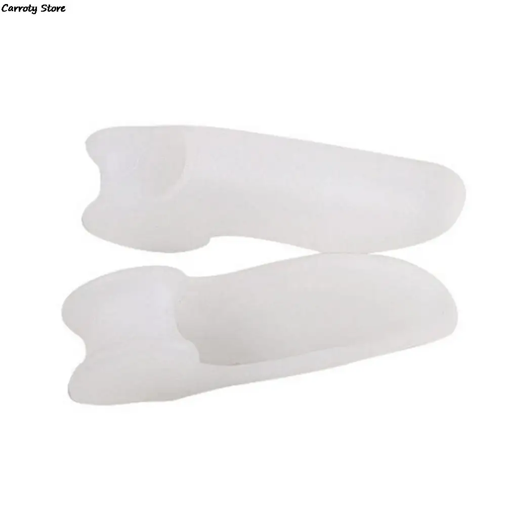 1Pair Little Toe Pinkie Foot Thumb For Daily Use Hallux Valgus Silicone Correction Gel Toe Bunion Guard Foot Care Toe Separator