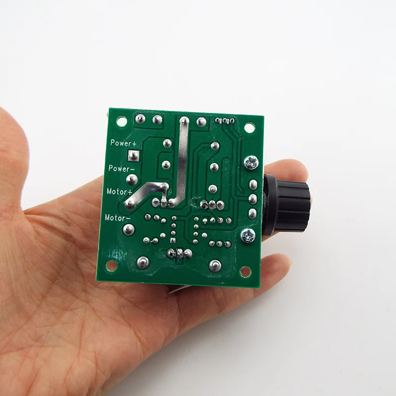 DC 12V 24V 30V 40V 50V 10A 13KHZ Auto PWM DC Motor Speed Regulator Governor Speed Controller Switch 1000uF B4