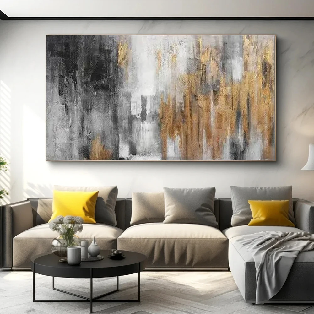 

100% hand drawn Hope Light abstract oil painting original wall painting home living room decoration paint interior aesthetics