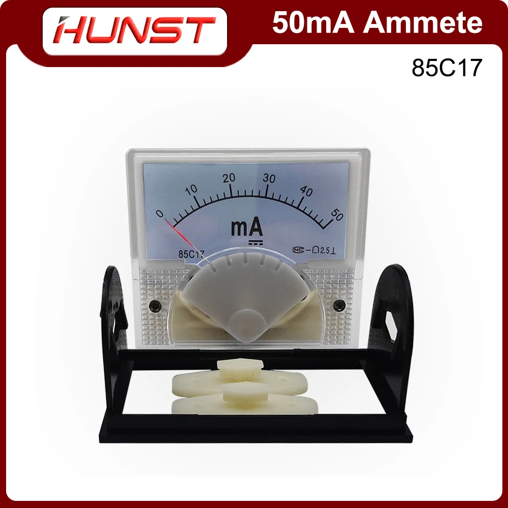 Hunst 50mA Ammeter 85 c17 DC 0-50mA Panel do grawerowania laserowego CO2