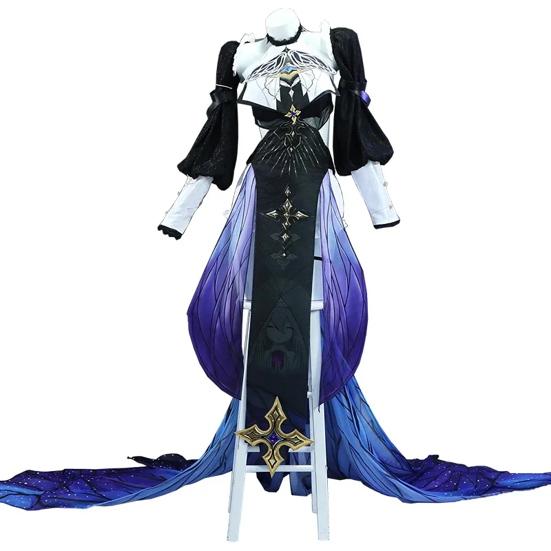 Apia Cosplay para mulheres, traje de Carnaval de Halloween, trajes de vestido, conjunto completo para meninas, Hookai Impact 3