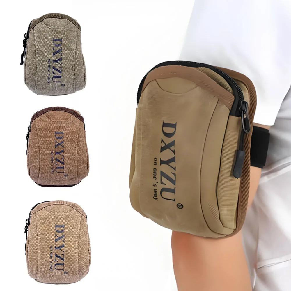 

Hunting accessory Slingshot bag Heavy-Duty Canvas Tactical Bag with Hook Compact Sports Coin Purse for Hunting Active Men's Gear