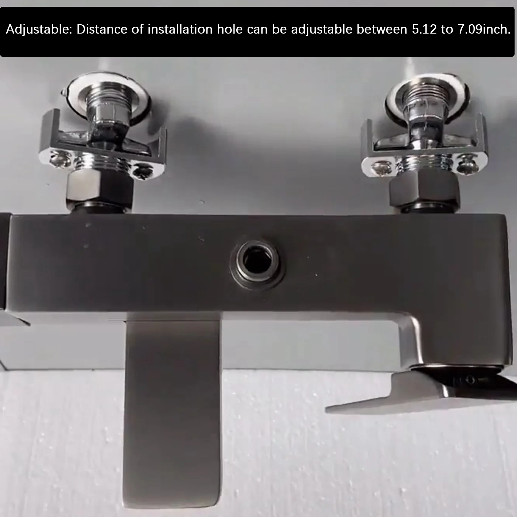 A008 Adjusting The Angle Of Intake Pipe Copper Shower Head Angled Curved Foot Eccentric Screw Corner Faucet Accessor