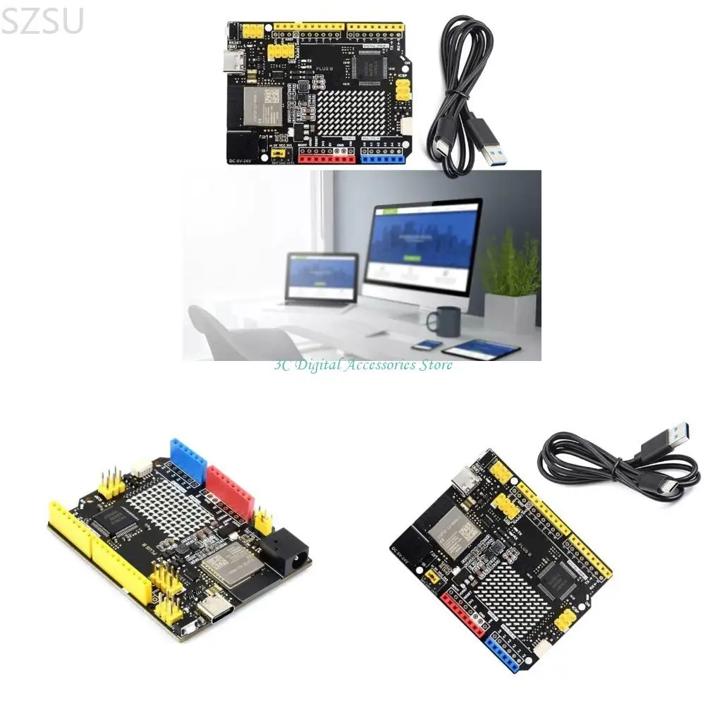 

SZSU R7FA4M1AB3CFM R7FA4 B Development Board Equipped with ESP32-S3FN8 Wireless Development Board 12x8 LED