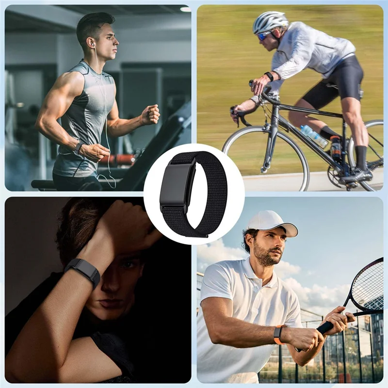 

AA60-нейлоновый спортивный ремешок, совместимый с Whoop Band 4,0, ремешок для мужчин и женщин с чехлом-бампером, дышащий нейлон, регулируемый водонепроницаемый