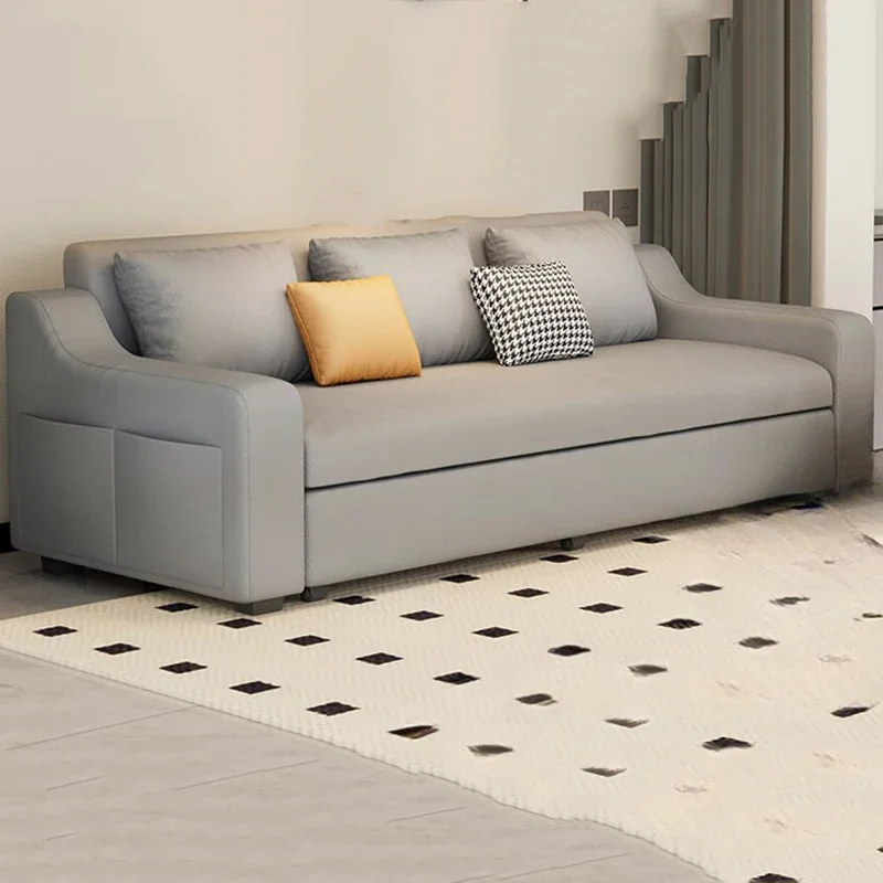 Postmodern Foldable Couches Unique Bedroom Comfortable Storage Designer Lounge Sofa Bed Puffs Lounge Divano Trendy Furniture