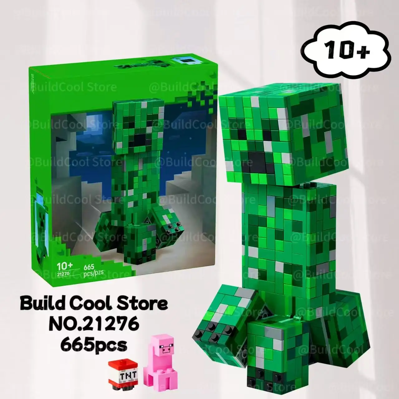 MINISO en stock chenille 21276 nouveau monde bloc de construction modèle ensemble décoration, cadeau d'anniversaire, cadeau d'halloween