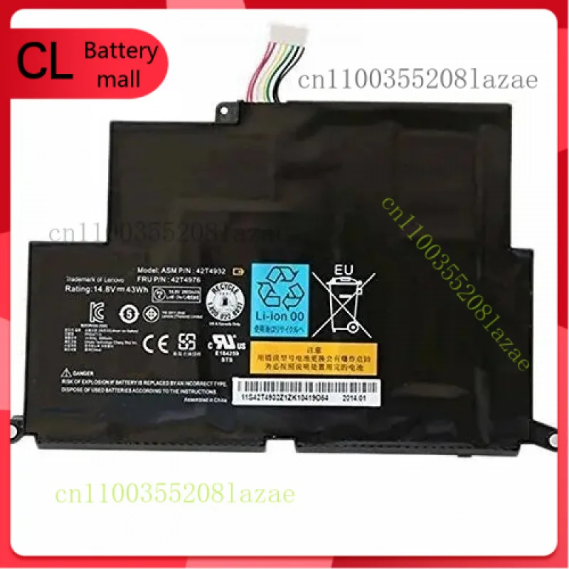 

New 42T4932 42T4935 42T4976 43Wh Battery for Lenovo ThinkPad Edge E220S