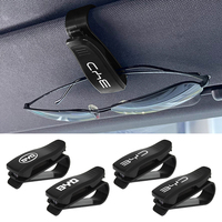 Car Sunglass Clip Holder Organizer For BYD Tang F3 E6 Atto Yuan Plus Song Max F0 G3 I3 Ea1 Dmi 2din 2014 G6 Auto Accessories