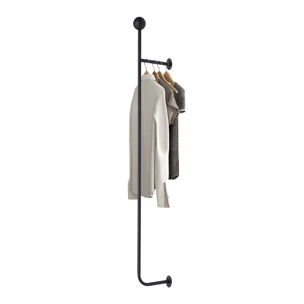 Cabide de parede para roupas, resistente Metal Hat Rack, Design moderno