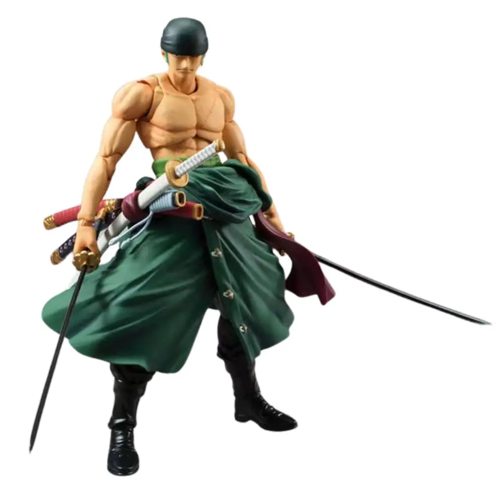 Anime One Piece 18cm  Roronoa Zoro Joints Moveable PVC Action Figure Collection Model Toys