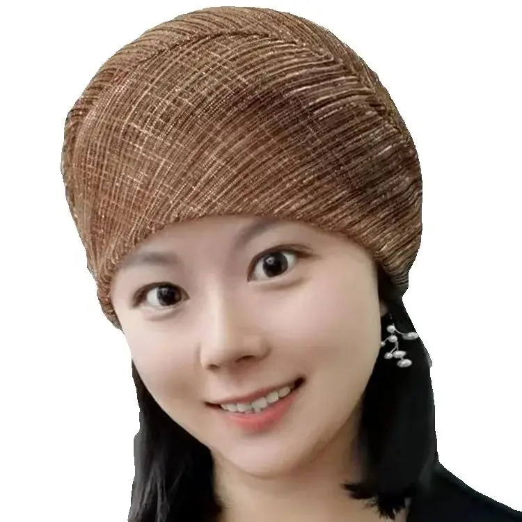 

Летняя женская кружевная повязка на голову, дышащая мусульманская внутренняя шляпа-хиджаб, исламский платок, капот, женский тюрбан, кепка Turbante Mujer, химиотерапевтическая шляпа