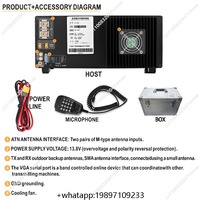 HOTSALE ZT7500 SDR Short Wave Transceiver Wolf HF LF VHF UHF DDC DUC All Mode CB Radio 100W 0-750MHZ Receive Touch Screen