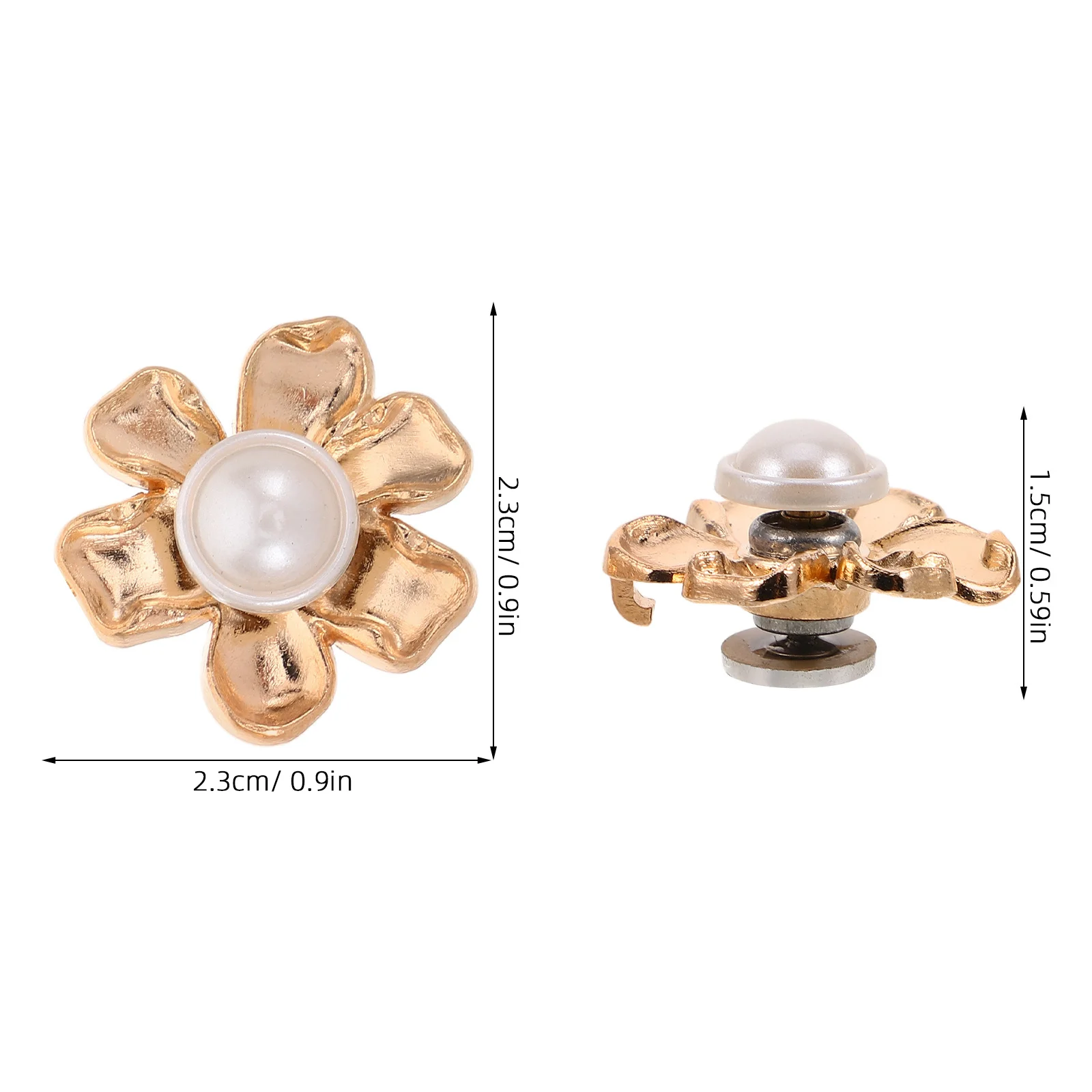 5 pares calças apertador de cintura flor botão ajustável jeans cintura clipe sem costura ajustador de cintura apertando calças soltas fixador