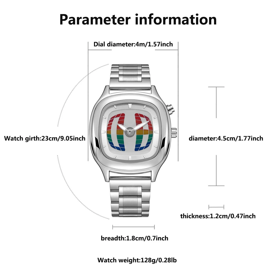 Y2K Men's Quartz Watch Fashion Luxury Waterproof Digital Dial Square Design Senior Style New Night Light Men Digital Wristwatch