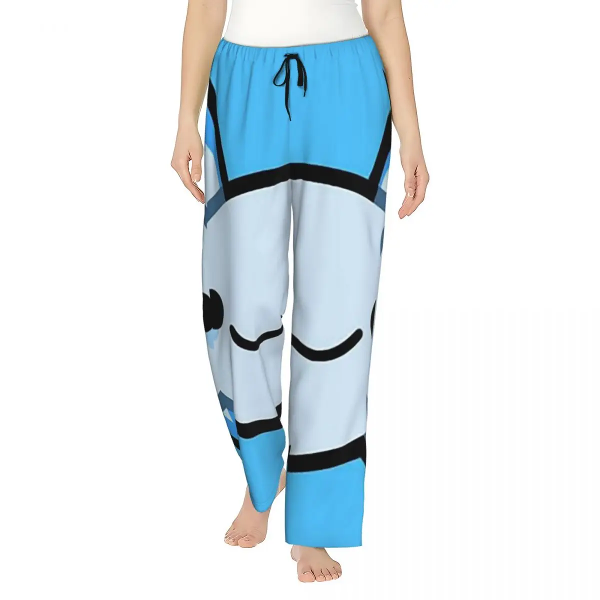 

Custom Axolotl Blue By Matx Ft Women Pajama Pants Lounge Sleep Sleepwear Bottoms with Pockets