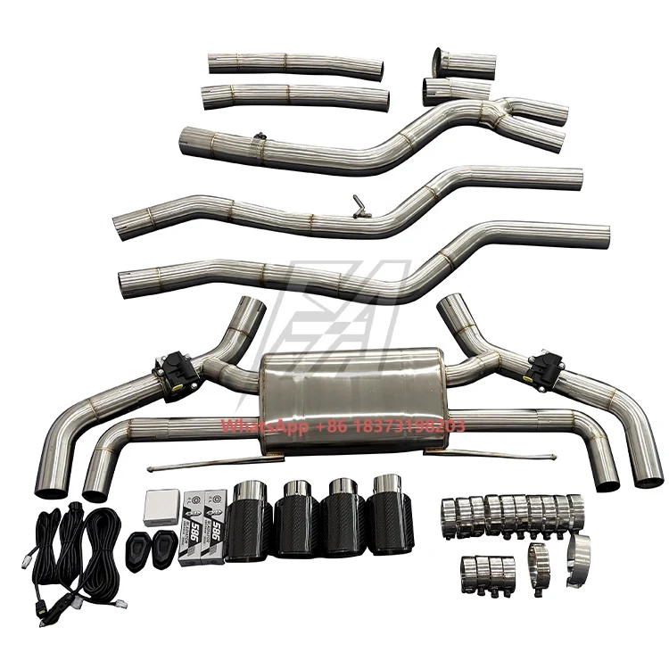 

For 340i M340 M340i 3.0T G20 2019-2024 Tuned Exhaust System High Performance Cat Back Exhaust Pipe Electronic Valve Muffler