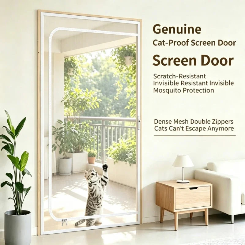 Mosquito Proof Window Screen, U-shaped Zipper Window Screen, Washable Mesh Fabric, Mosquito Net Mesh Mosquito Protection