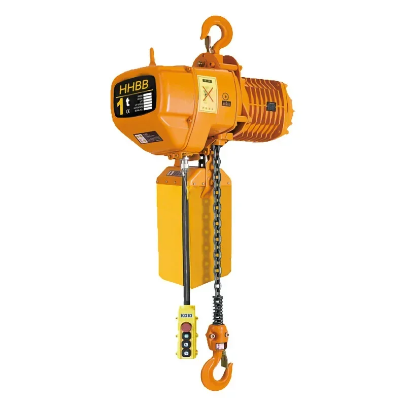 Hand pull, chain electric, industrial stage hoist