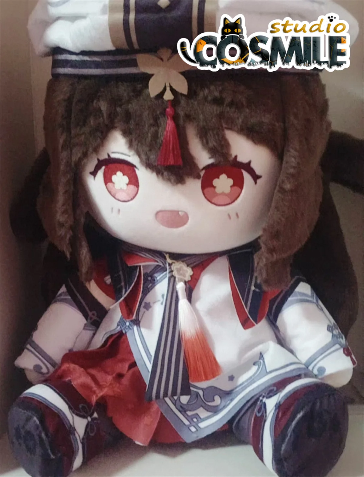 Hu Tao BavagliJuego Genshin Impact Peluche relleno 40 cm Muñeco de peluche Ropa para el cuerpo Jong