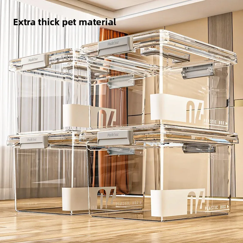 Прозрачный ящик для хранения закусок Lego, игрушки для хранения разных предметов, органайзер для гостиной, утолщенный ПЭТ-пластик