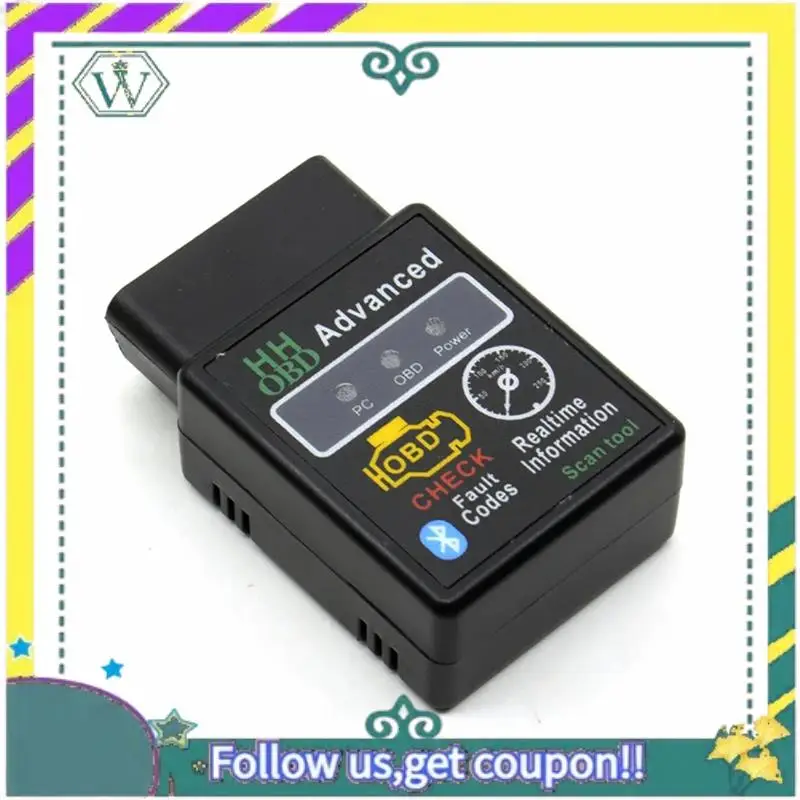

Модернизированный Bluetooth-совместимый автомобильный сканер OBD2 Elm327 V2.1Code Reader OBDII диагностический инструмент диагностический сканер