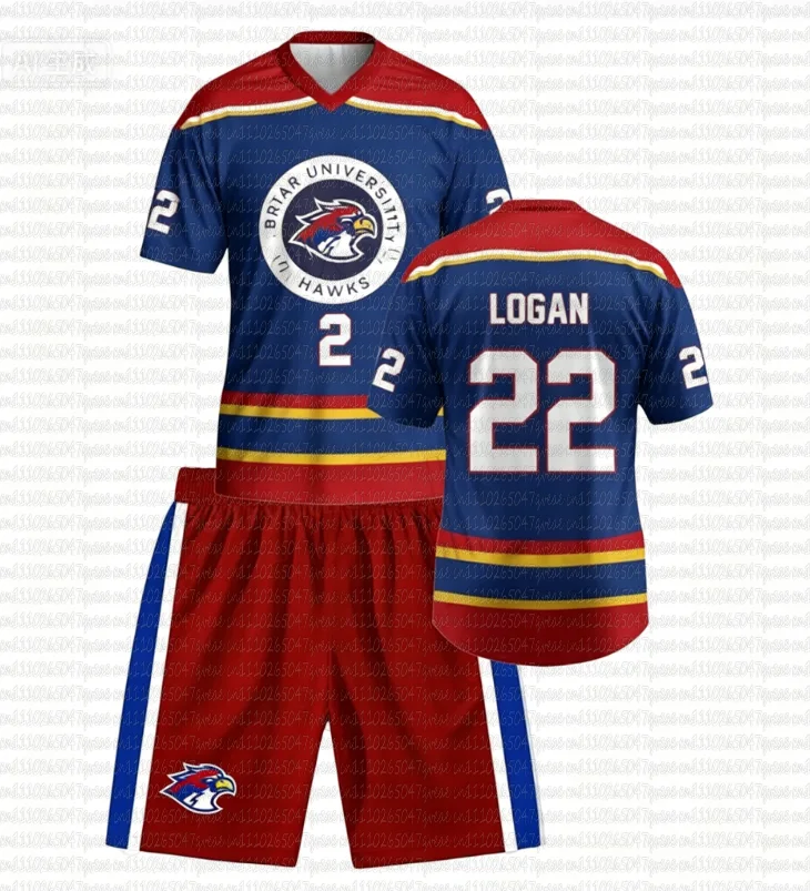 

2026 2 Piece Outfit Tracksuit Off Campus Briar University Jersey Graham 44 22 DI LAURENTIS 66 Tucker46 Tshirt Shorts 2 Piece Set