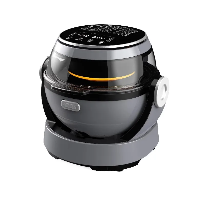 Digital Multifunctional Healthy Visible Oil Free Cooking Oven Home Appliance Household Smart Automatic Rolling Air Fryer