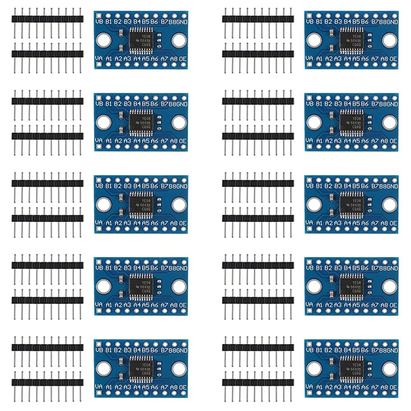Топ предложения 10 шт. TXS0108E 8-канальный модуль преобразования уровня высокоскоростной полнодуплексный двунаправленный преобразователь для Arduino