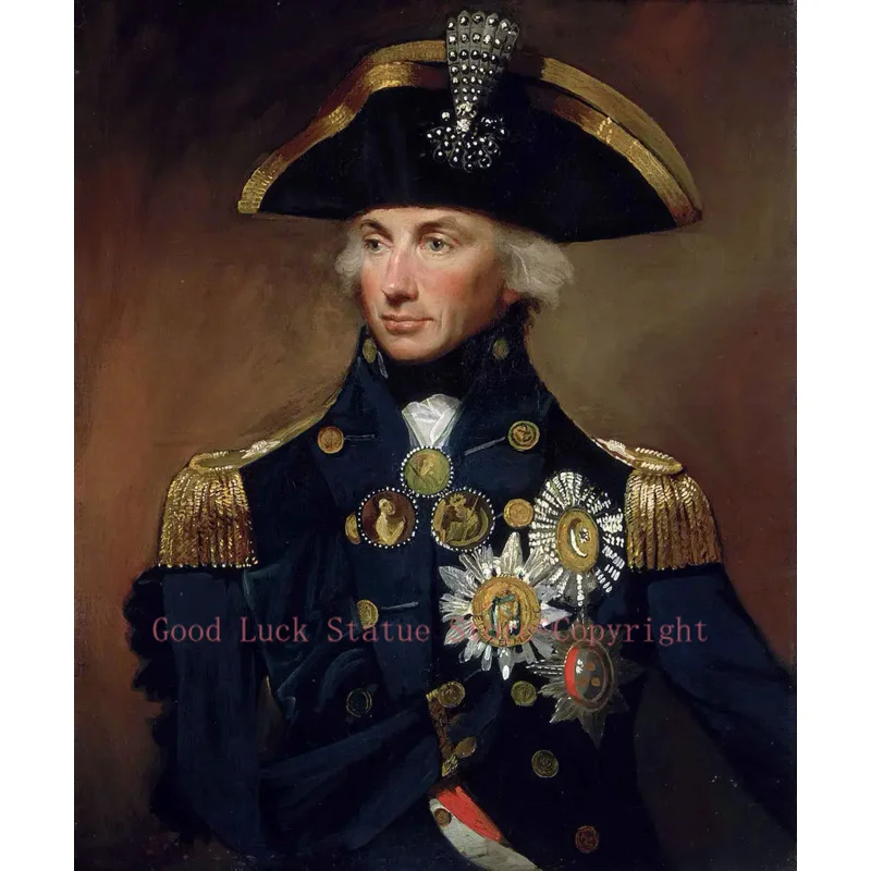 

Картины оптом # История Великобритании задняя-адмирал 1й виконт Sir Horatio Nelson печать художественная живопись на холсте