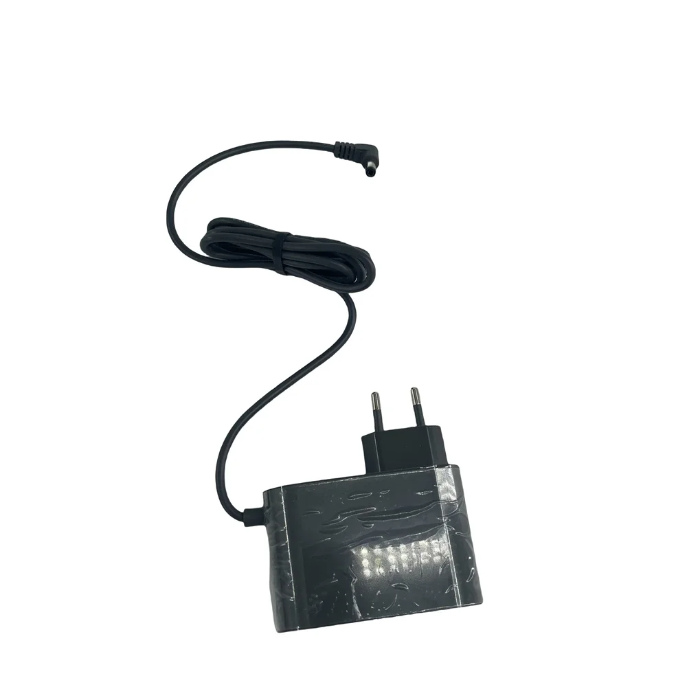 Original Charging Adapter with EU Plug Spare Parts Accessories for Dreame R20 / T30 / T30 Neo Vacuum Cleaner Charger Black