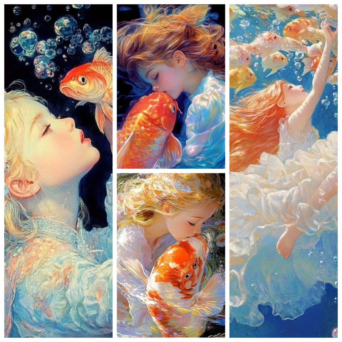 

500/1000/1200/2000PCS Puzzles for Adults,Fantasy Underwater Creatures Jigsaw Puzzles Stress Relieving Fun Game Home Decor Gifts