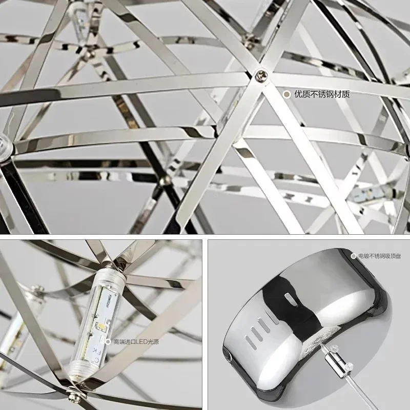 Dutch Moooi ovale Spark Ball Pendelleuchte Wohnzimmer Flur Treppe LED Pendelleuchte