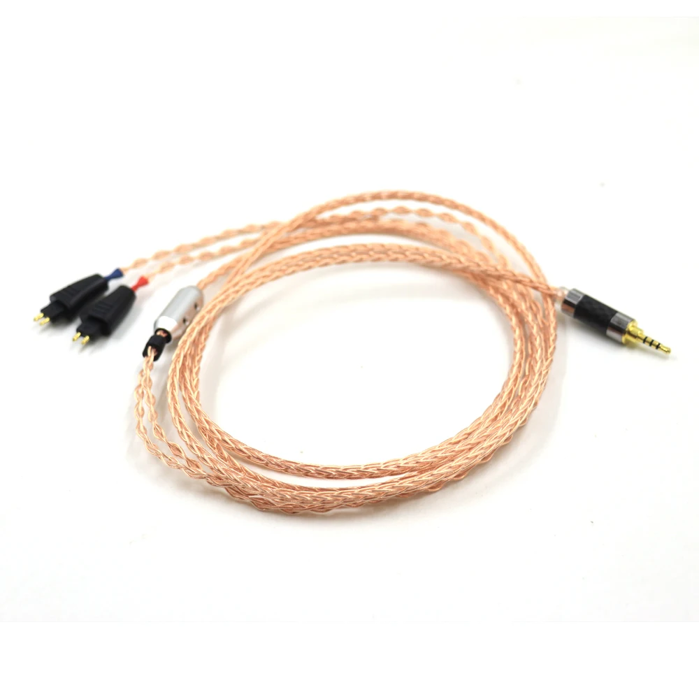 HIFI 7N pojedynczy kryształ czysta miedź kabel do aktualizacji słuchawek do FOSTEX TH900 MKII MK2 TH909 TR-X00 TH600 TH610