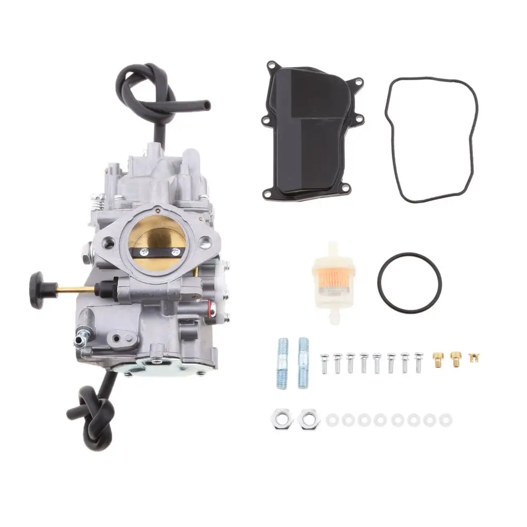

Motorcycle Carburetor Assembly 30mm Oil Line Body Parts Engine Repair for Yamaha Big Bear 350 YFM ATV 2x4 4x4 1987-1996