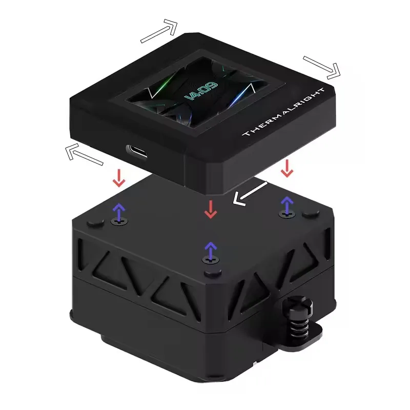 Thermalright FW 360 SE ARGB All-in-one water cooling radiator,2-inch LCD display screen/magnetic detachable/Supports LGA1851/AM5