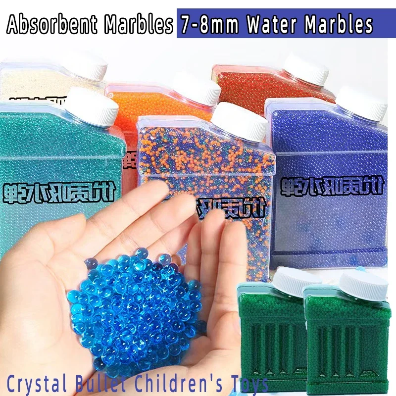 Toy gun with water bullets Water Gel Ball 7-8MM  Bullets Accessories Summer Outdoor Shooting Playing Water Sport Game Toys