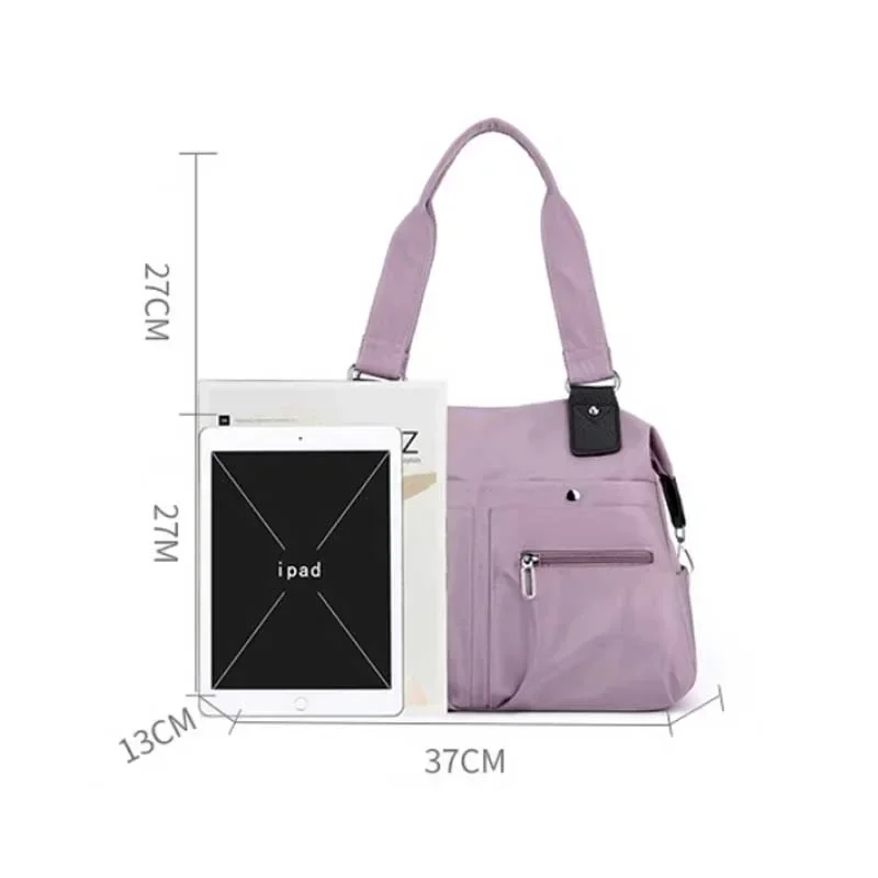 Tote Bag Handbag Shoulder Bag for Women Nylon Waterproof Large Capacity Shopping CrossBody Bag Ladies Messenger Bags Handbags