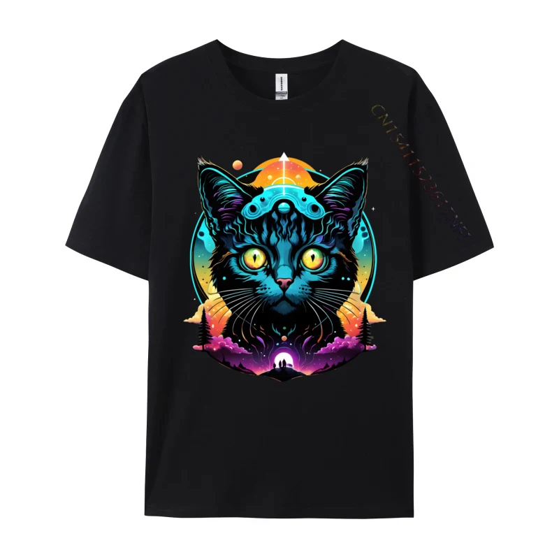 

Abstract Cat Art Graffiti T-shirts Normal Mens Oversized Luxury Designer T-Shirts Premium Cotton Top T-Shirt Comfortable