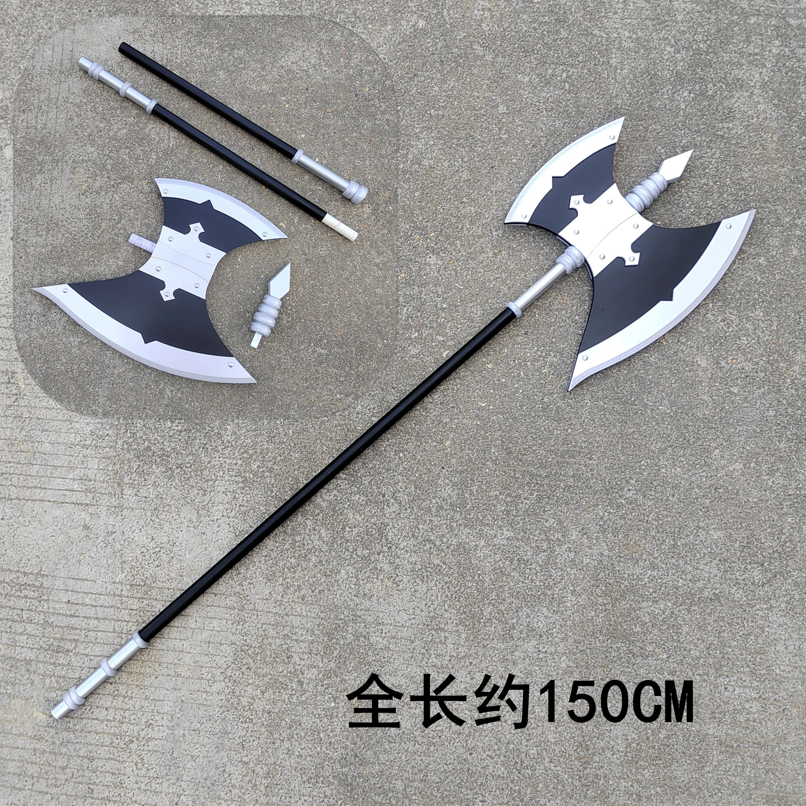 

Anime the Funeral Fulian Stark Axe Weapon Cosplay Props 150cm Long pvc Axe Weapon Props Halloween Stage Performance Props