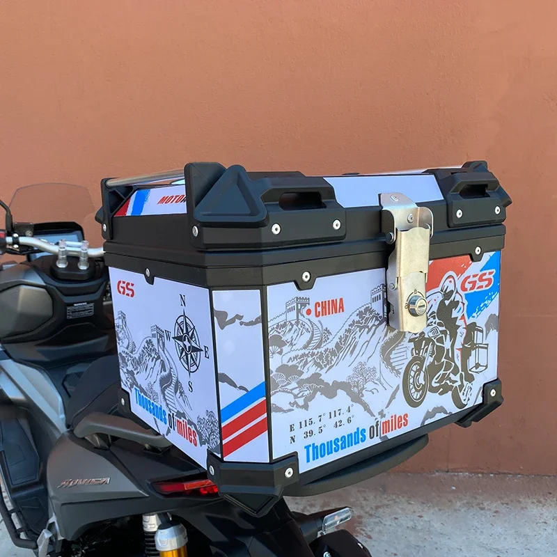 

Newly Designed 36L 45L 55L ABS Plastic Top Box Large and Medium Motorcycle Tail Boxes for Trunk Storage in New Condition