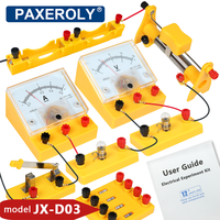 Electric Circuit Learning Kit Physics Electrical Experiment Teaching Aid Ammeter Voltmeter Sliding Rheostat Resistor Science Toy