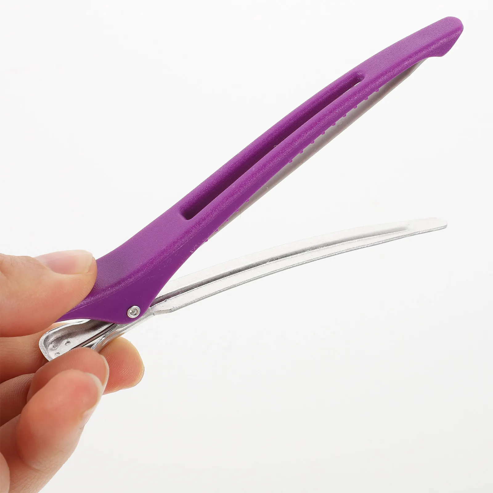 

12Pcs Hairdressing Clips Set Lightweight Sturdy Salon Hair Styling Tool Hair Partition Alligator Clips for Professional Home Use