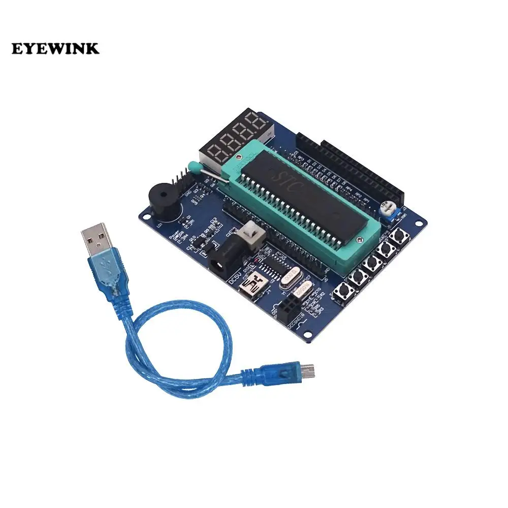 51 MCU development board STC89C52 learning board AVR minimum system AT89S51 intelligent car test board