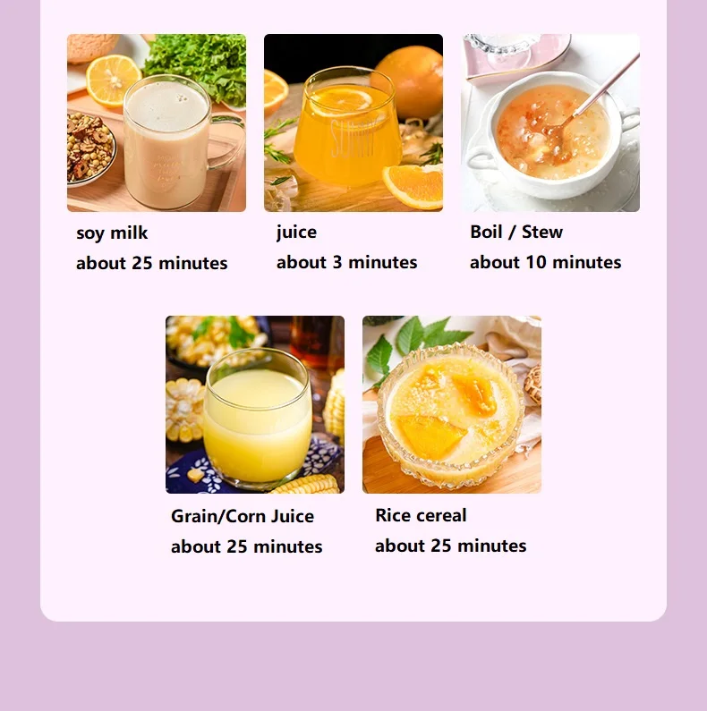 เครื่องคั้นน้ำผลไม้ไฟฟ้าขนาดเล็ก220V เครื่องทำนมถั่วเหลืองอัตโนมัติขนาด600มล. เครื่องปั่นอาหารทารกพร้อมฟังก์ชั่นให้ความร้อนเครื่องทำน้ำผลไม้