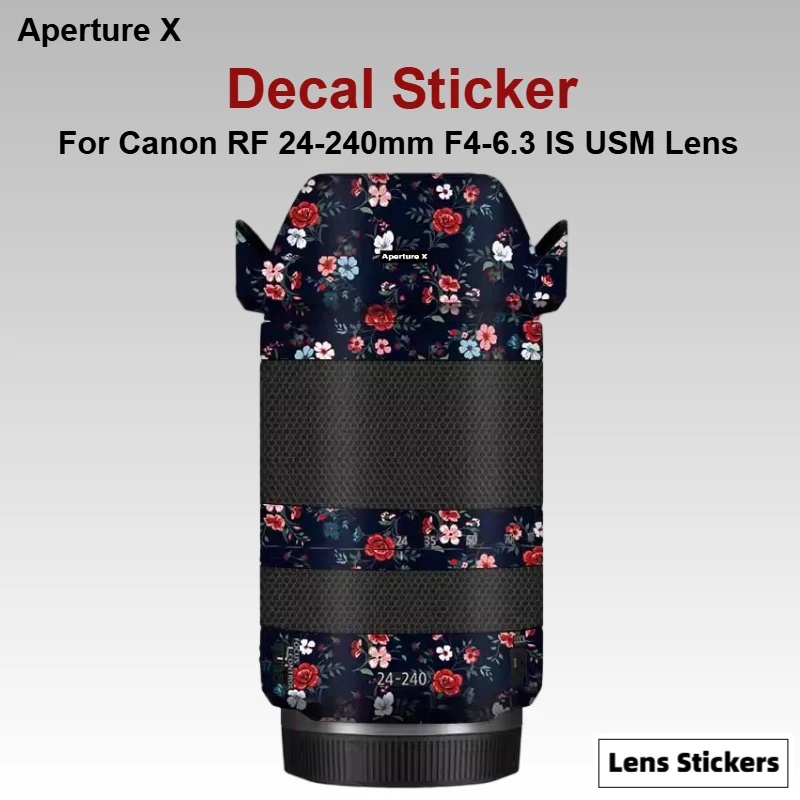 キヤノン-rf-24-240-ミリメートル-f4-63-is-usm-レンズステッカー保護スキンデカールフィルムアンチスクラッチプロテクターコート-rf-24-240-4-63